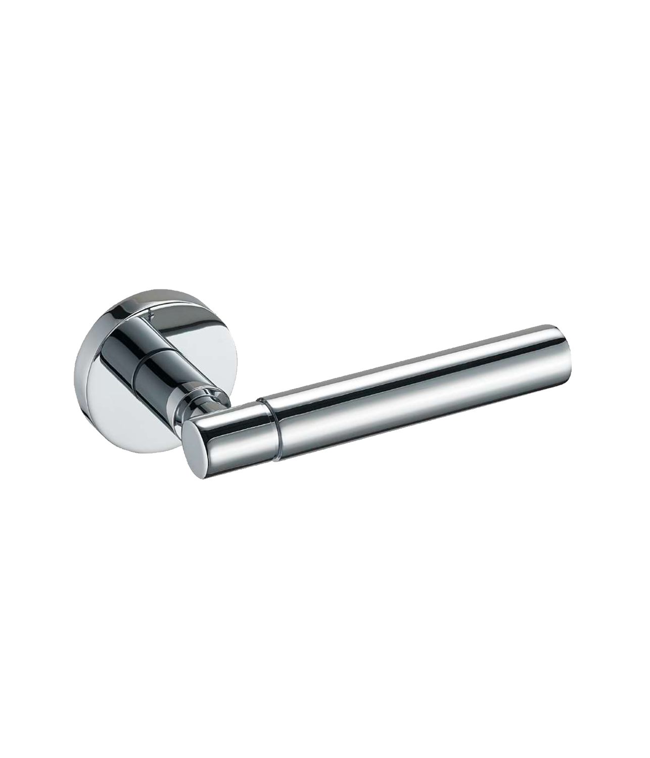 Ручка дверная FANTOM на круглом основании FE 111-30 CP АДЕЛИНА хром