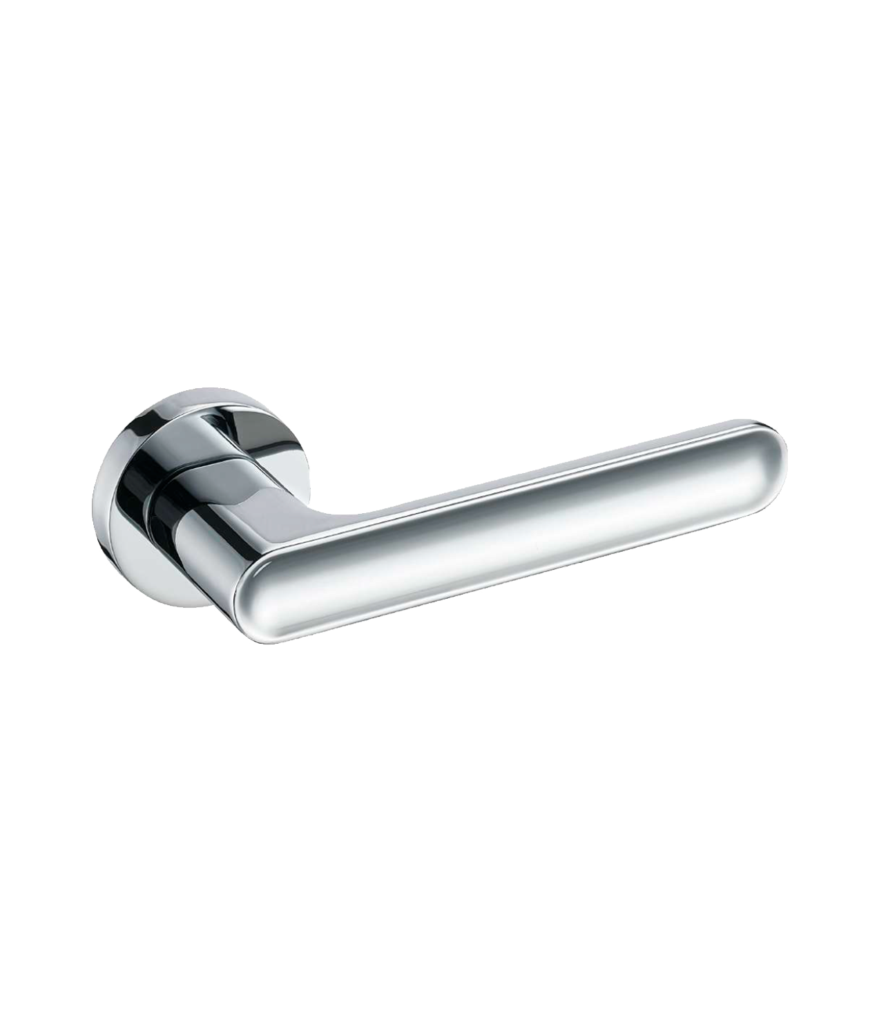 Ручка дверная FANTOM на круглом основании FE 112-30 CP ФАБИАНА хром